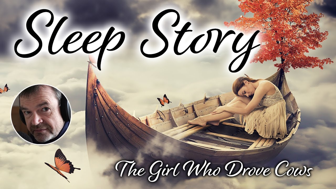 Bedtime Sleep Story for Grown Ups, with rain Calm Reading "The Girl