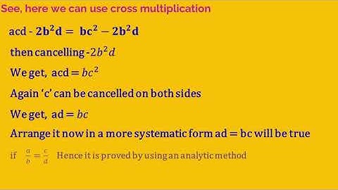 Analytic method in mathematics