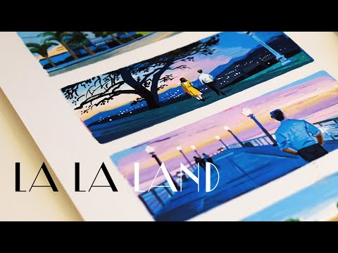 Drawing La La Land | Colour & Mood Study | Posca Acrylic Marker