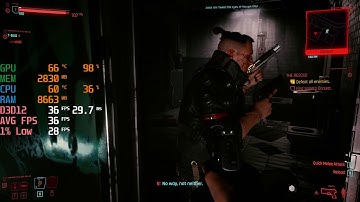 Cyberpunk 2077 - i3 10100F + GTX 1650 GDDR6 - 1440p - FPS Benchmark Test
