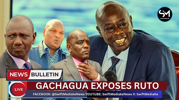 This country is run by Farouk kibet and Dennis itumbi! Gachagua exposes Ruto’s rotten behaviours