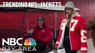 'Pure joy. She's been grinding for years': 49ers Kyle Juszczyk on wife's trending NFL fashion