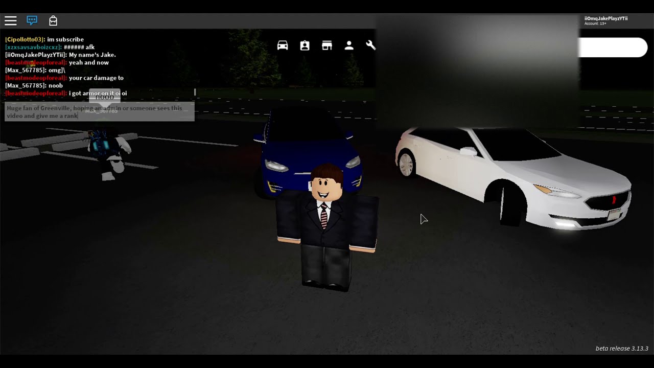 My First Video Ever Playing Gv Roblox Greenville Beta Youtube