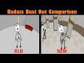 Henry stickmin old vs new  badass bust out vs badass ending comparison escaping the prison