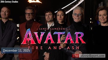 AVATAR FIRE AND ASH UK premiere Stephen Lang, Sigourney Weaver & cast - December 11, 2025 4K