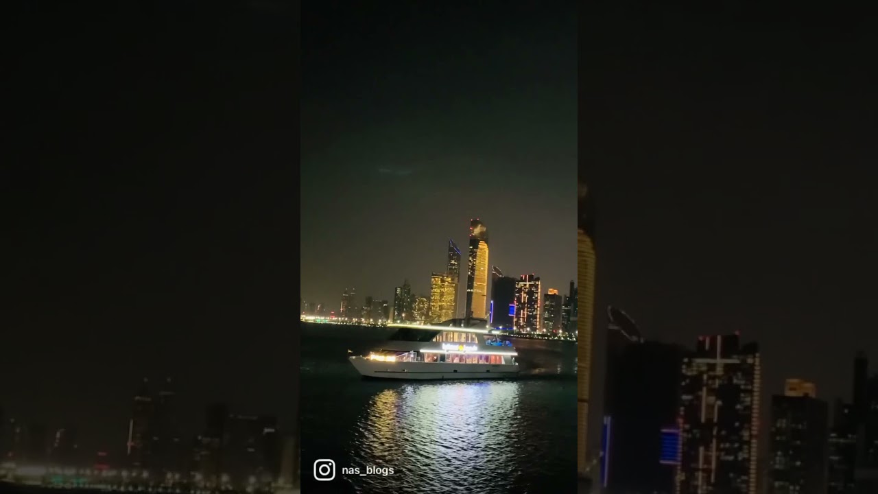 Abudhi Cornich Night view @Nas blogs 