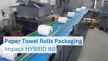 Paper Towel Rolls Shrink Packaging | IMPACK 60 HYBRID