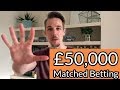 How To Make £50,000+ With Matched Betting