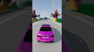 Mira Vs Big Car rumi mira kpopdemonhunters beamng beamngdrive challenge