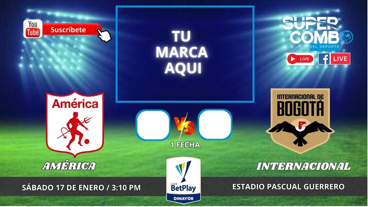 🔴EN VIVO - América de Cali vs. Internacional de Bogotá | Partido Hoy | Enero 17 - 2026