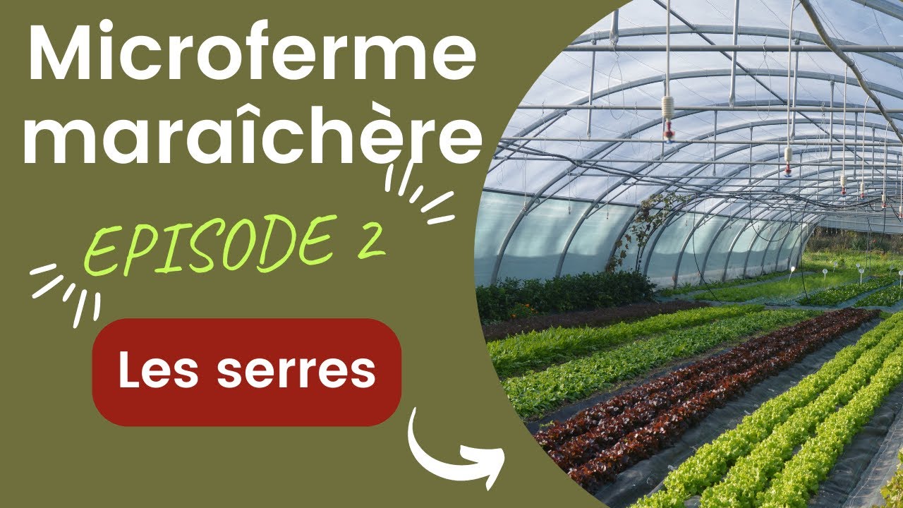 Micro ferme marachre sur  petite surface PISODE 2  Visite des serres