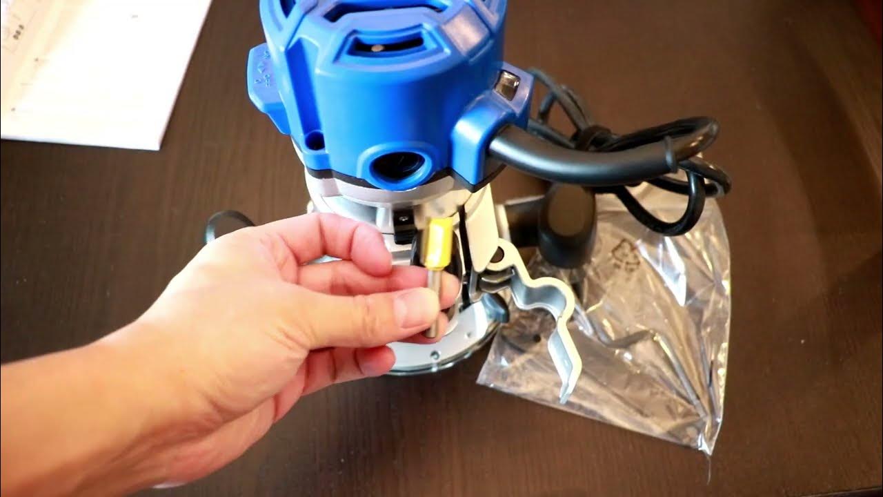 How to change kobalt router bit YouTube