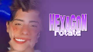 hexagon rotate transition | alight motion tutorial
