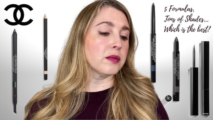 NEW* CHANEL STYLO YEUX WATERPROOF EYELINER SWATCHES + DEMO! 