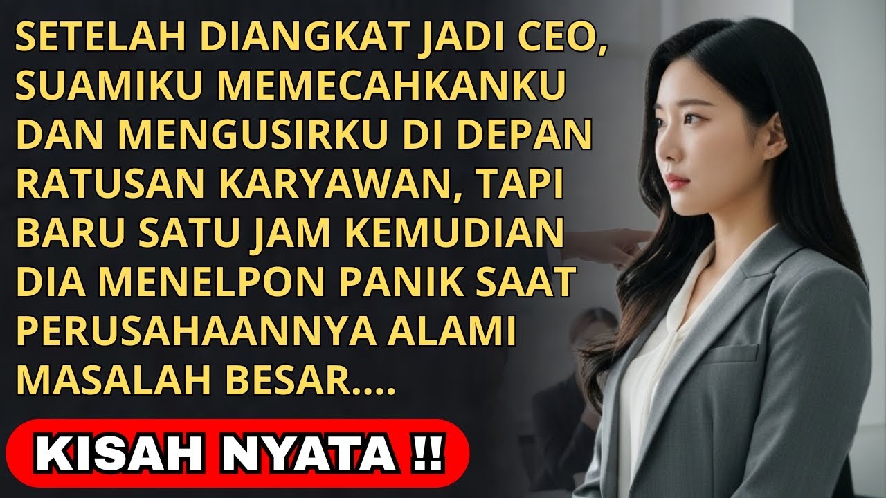 SUAMI MEMECATKU DI HADAPAN SEMUA KARYAWAN, SAAT DIA DIANGKAT JADI MANAGER - 1 JAM KEMUDIAN...