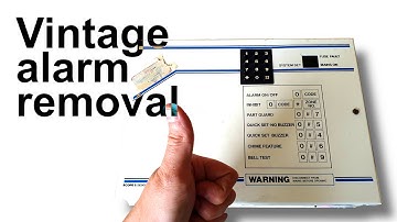 Retro Alarm System Removal | Quick Jobs 01