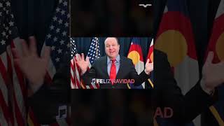 Jared Polis slammed for cringe-filled 'Feliz Navidad' performance amid immigrant crisis #shorts