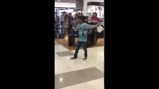 Beyonce "Listen" cover - kid in Philippines shopping mall