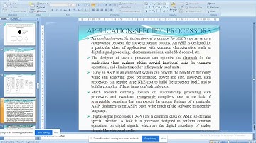 Embedded System Design/Application specific processor/ Sudha /MAMSE