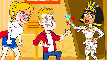 Clue Hunter (Lion Studios) - Nuevo Nivel - Jerk Engañando BF | Divertido Noob Vs Pro Android Juego