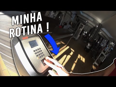 MINHA ROTINA + TREINO DE PEITO #8