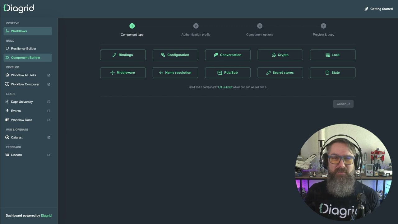 Generate Dapr component YAML without writing it by hand