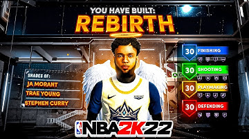 MY REBIRTH BUILD IS BREAKING NBA 2K22! NEW DEMIGOD "3PT PLAYMAKER" BUILD ON NBA2K22! BEST BUILD 2K22
