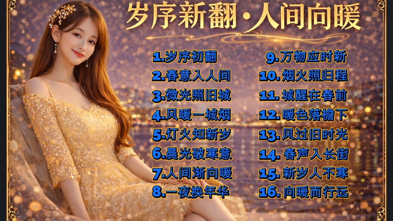 《岁序新翻 · 人间向暖》Time Turns New · Toward a Warmer World