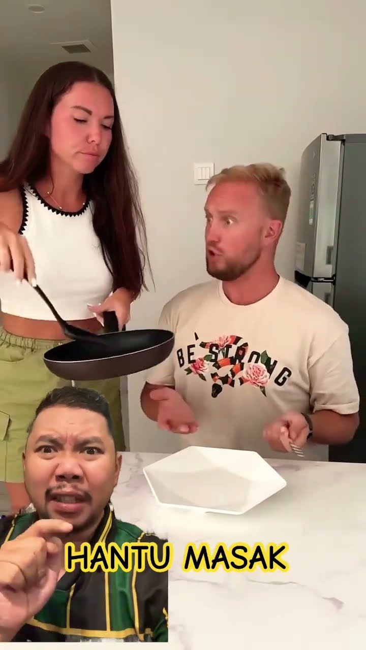HANTU MASAK PAPA KENA PRANK!!!?? #comedy #funny #couplegoals #prank #shortsfeed