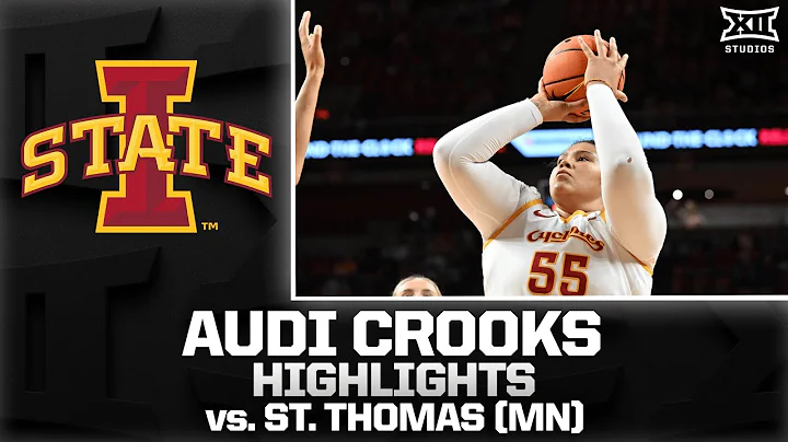 Audi Crooks Starts the Season HOT with 20 Points vs. St. Thomas (MN) | 2025-26 Big 12 Basketball