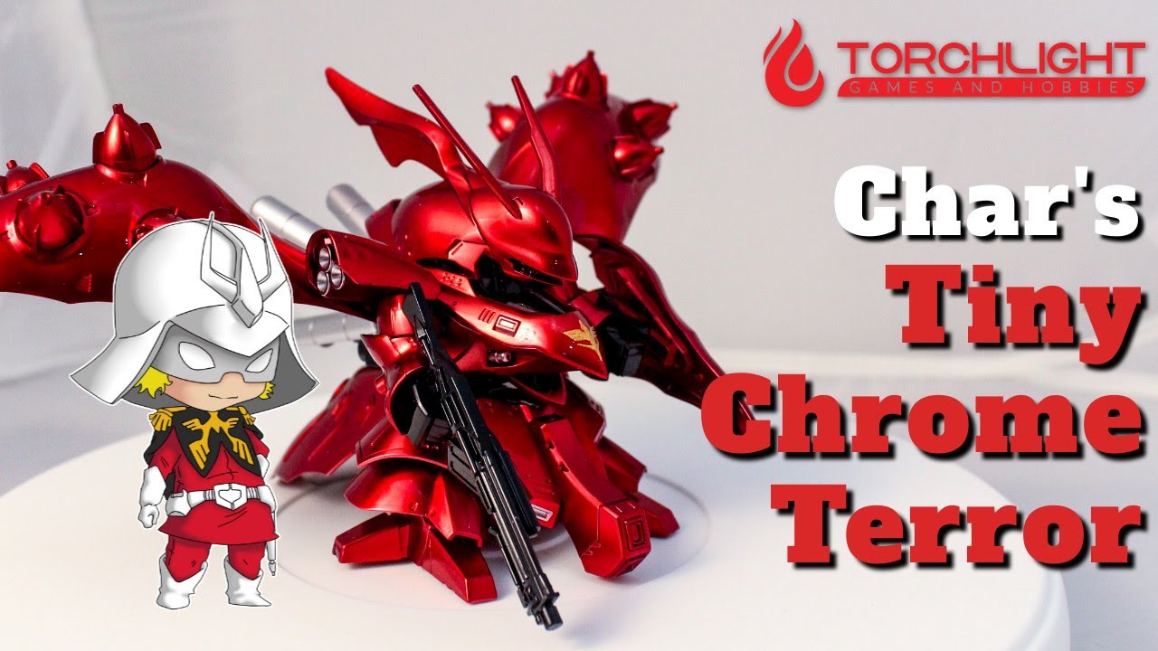 Sd Gundam Nightingale Chrome Airbrushing With Lacquer Youtube