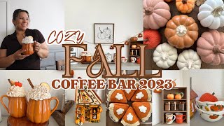 FALL COFFEE BAR 2023, Decorate Fall With Me 2023, Coffee Bar Ideas #fall2023 #fallcoffeebar