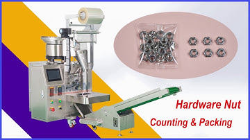 Fastener Counting Packaging Machine|Hardware Nut Packing Machine