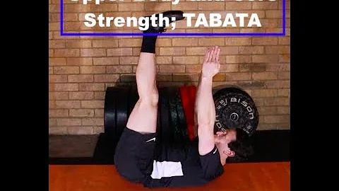Upper-body and Core Strength TABATA - No equipment required