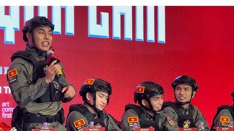 Lê Dương Bảo Lâm tấu hề nhưng nghiêm túc khiến mọi người bật cười khi tham gia ‘Chiến sĩ Quả Cảm’