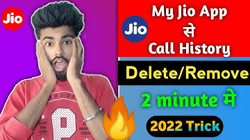 My jio app se call history kaise delete / remove kare 100% with Proof