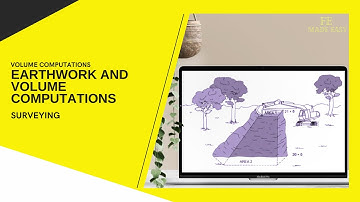 FE Review - Surveying - Earthwork and Volume Computations