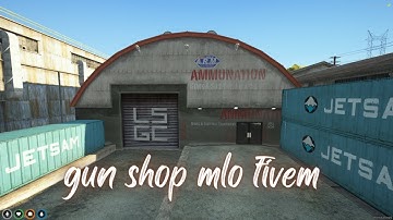 Gun shop mlo fivem | Fivem Mods | Interior & map for Roleplay | FiveM mlo store #fivem