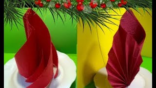 10 Способов Как Сложить Салфетки На Новогодний-Рождественский Стол!Сложить салфетки-красиво, быстро. 10 Способов Как Сложить Салфетки На Новогодний-Рождественский Стол!Сложить салфетки-красиво, быстро.