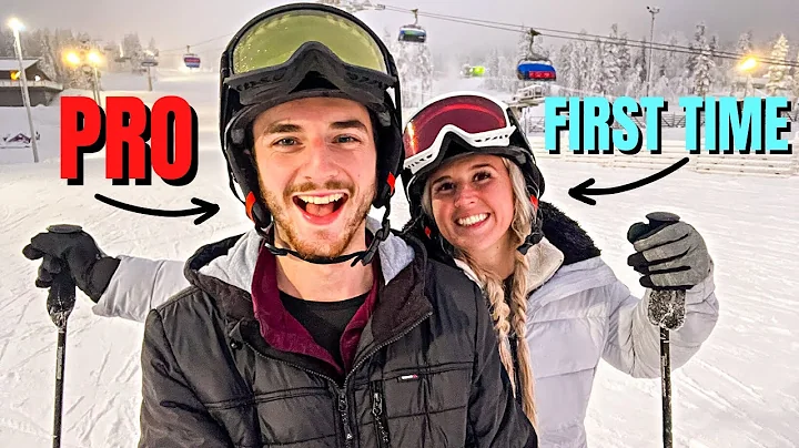 FIRST TIME Skiing - Levi Ski Resort (Lapland, Finland)