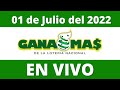 En Vivo Lotería Gana Mas 2:30 PM de hoy 01 de Julio del 2022