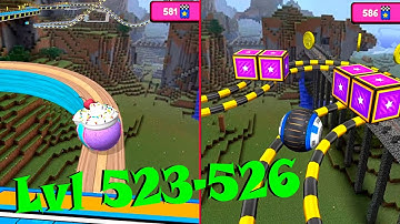 Going Balls Super Speedrun New update gameplay Levels 523-526