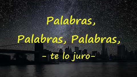 Palabras Palabras silvana di lorenzo con letra Bfabregas 2019