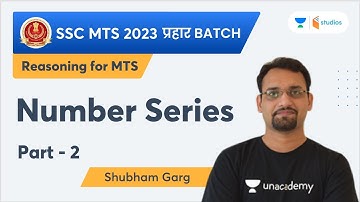 Number Series | Part-2 | Reasoning | SSC MTS 2023 | Shubham Garg