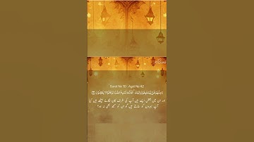 Surah Yunus Ayat 42 | سورة يونس - 42 | Quran Tilawat #quotes #islamicquotes #haqooq