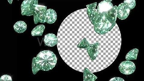 Green Diamonds | Motion Graphics - Envato elements