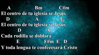 Video thumbnail of "Jesús en el Centro - Israel Houghton [Acordes] [Cifra] [Chords]"