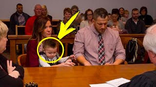 Они решили усыновить ребенка. То, что сделал мальчик в зале суда поражает!