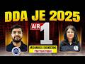 DDA JE AIR 1 Pratyush Yadav | Kaise Aayi AIR 1? 😱 Pratyush Yadav DDA JE Topper Full Strategy 🔥