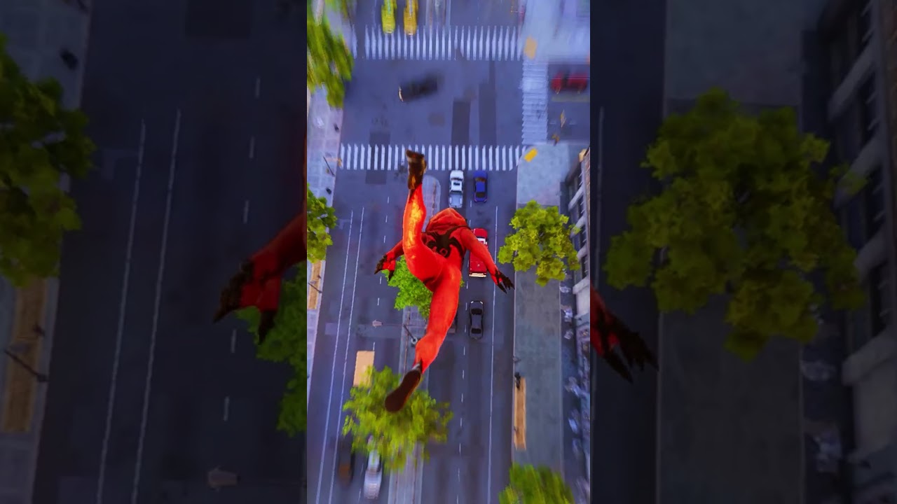 Marvel's Spider-Men 2 Miles Morales Dark Ages Red Suit Sunflower Edit